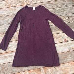 MAX STUDIO Burgundy Sweater Dress | Size L
